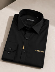 Aachari Signature Spark Black Shirt