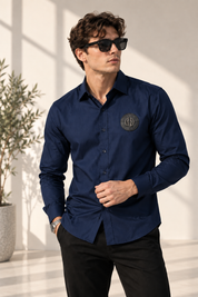 Signature Navy Blue Shirt