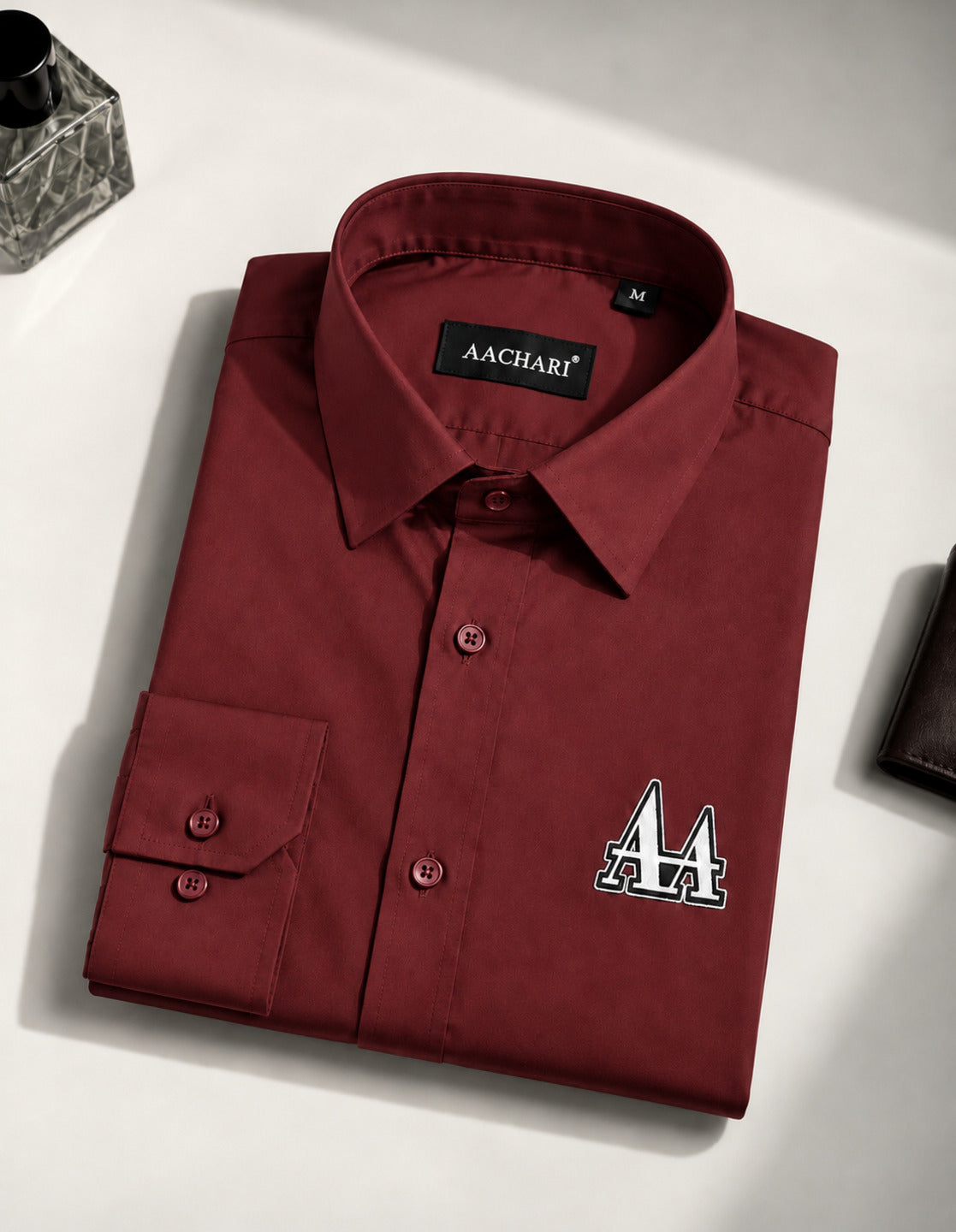 Maroon Full Sleeves Shirt