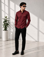 Signature Spark Navy Maroon Shirt