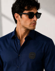 Navy Blue Signature Casual Shirt