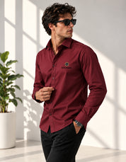 Maroon Classic Full Shirt