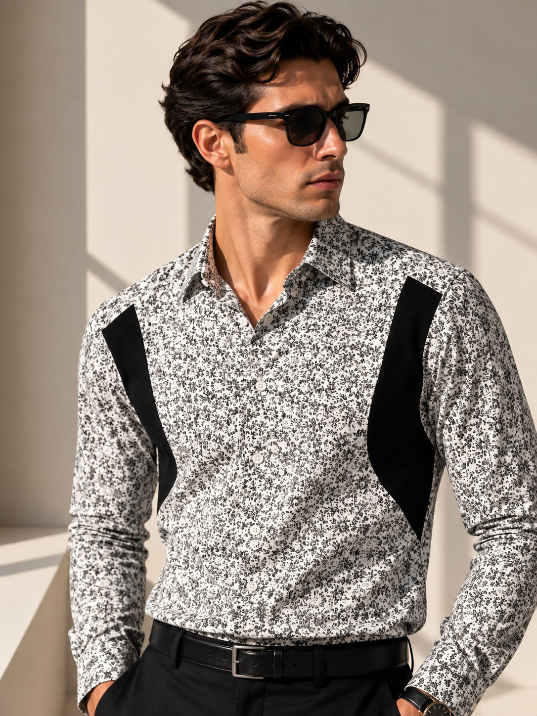 Over the shoulder Printed shirt