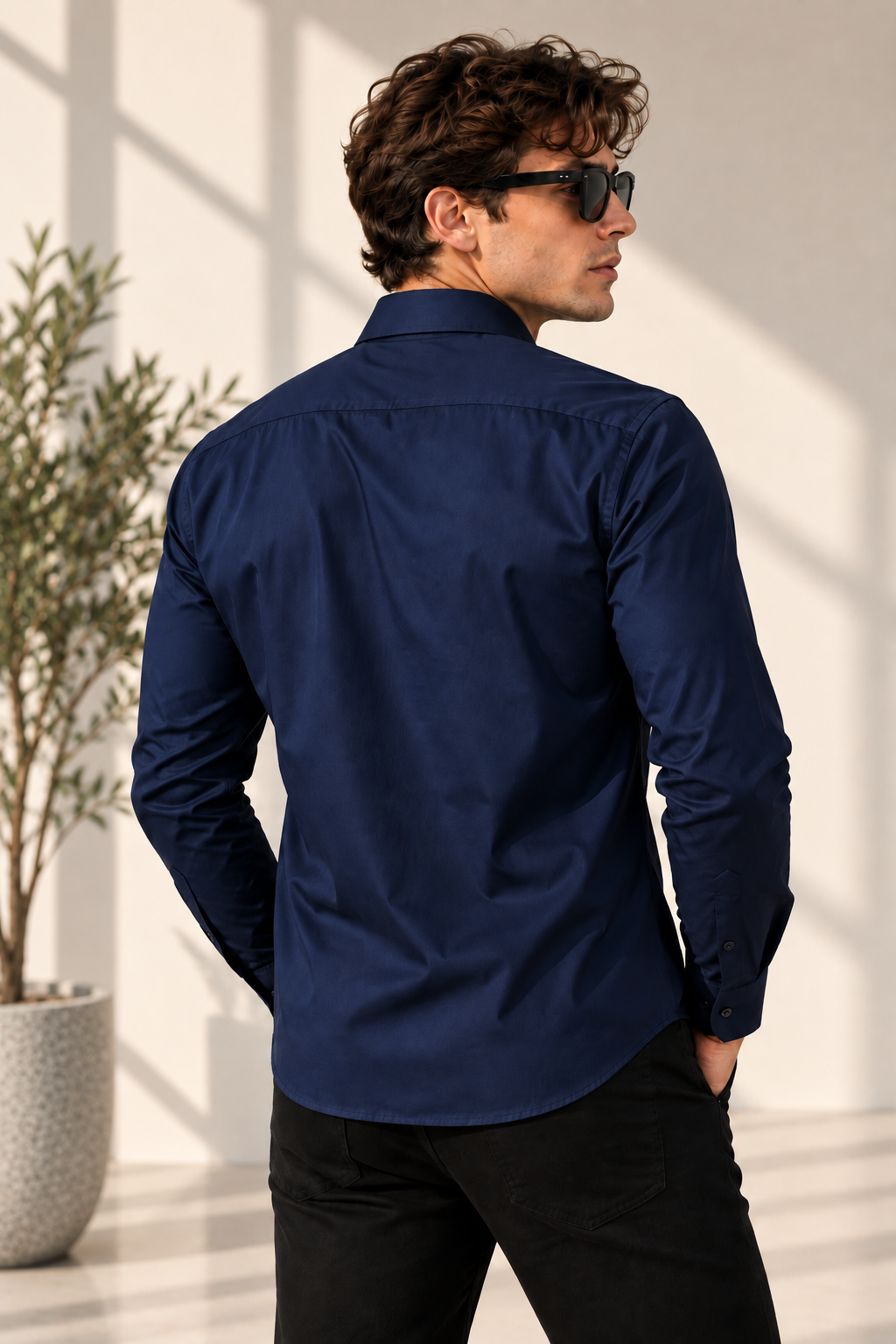 Signature Navy Blue Shirt