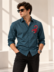 Scorpio Teal  Shirt