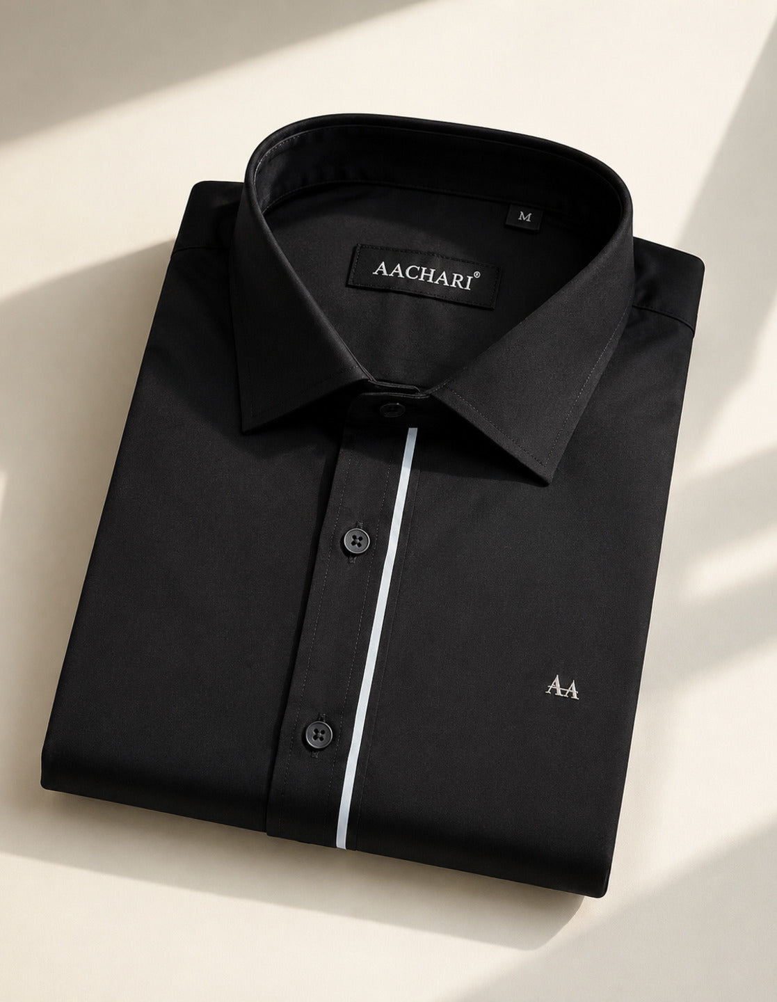 Grey Strip Classic black Shirt
