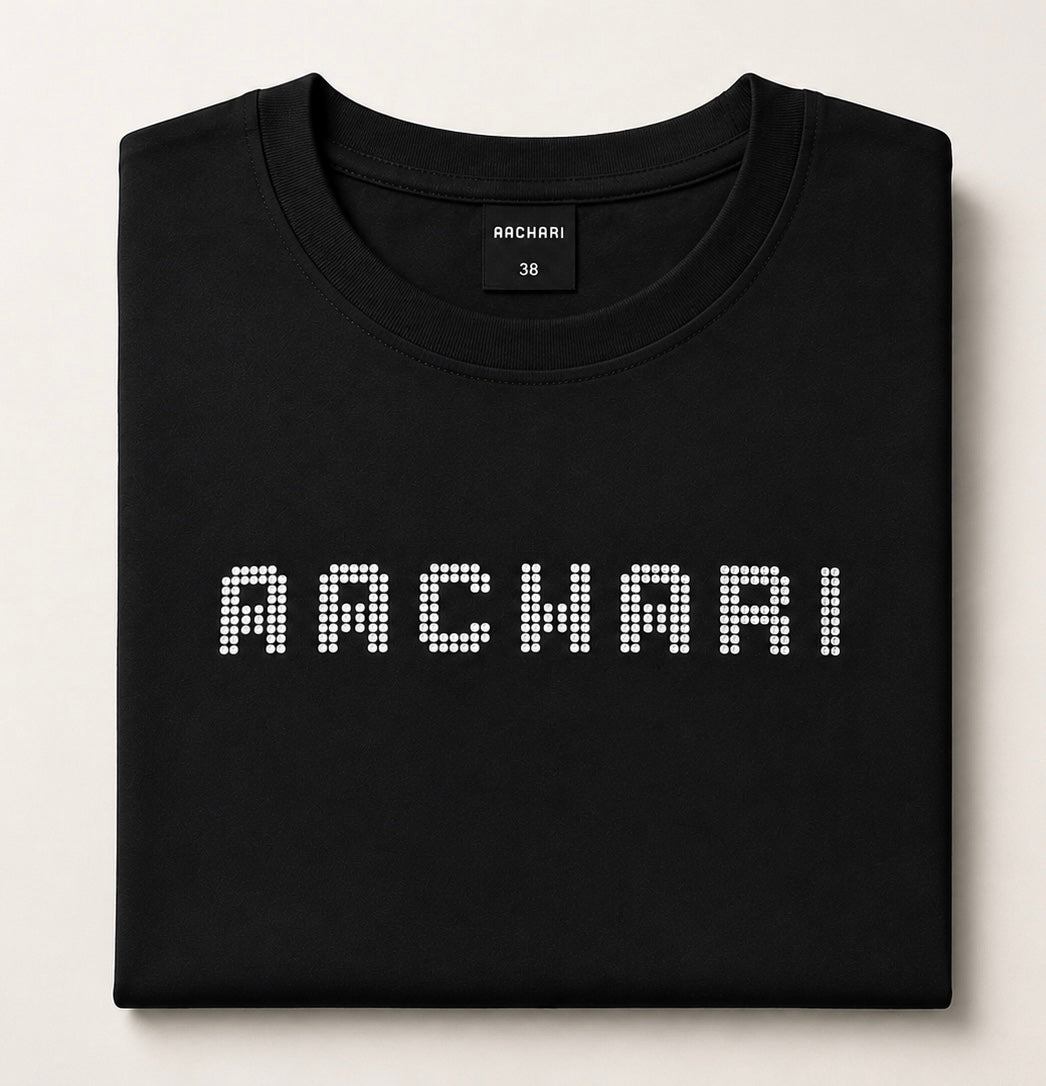 Black T-shirt with Neon Green Tint