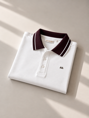 Wine trim polo