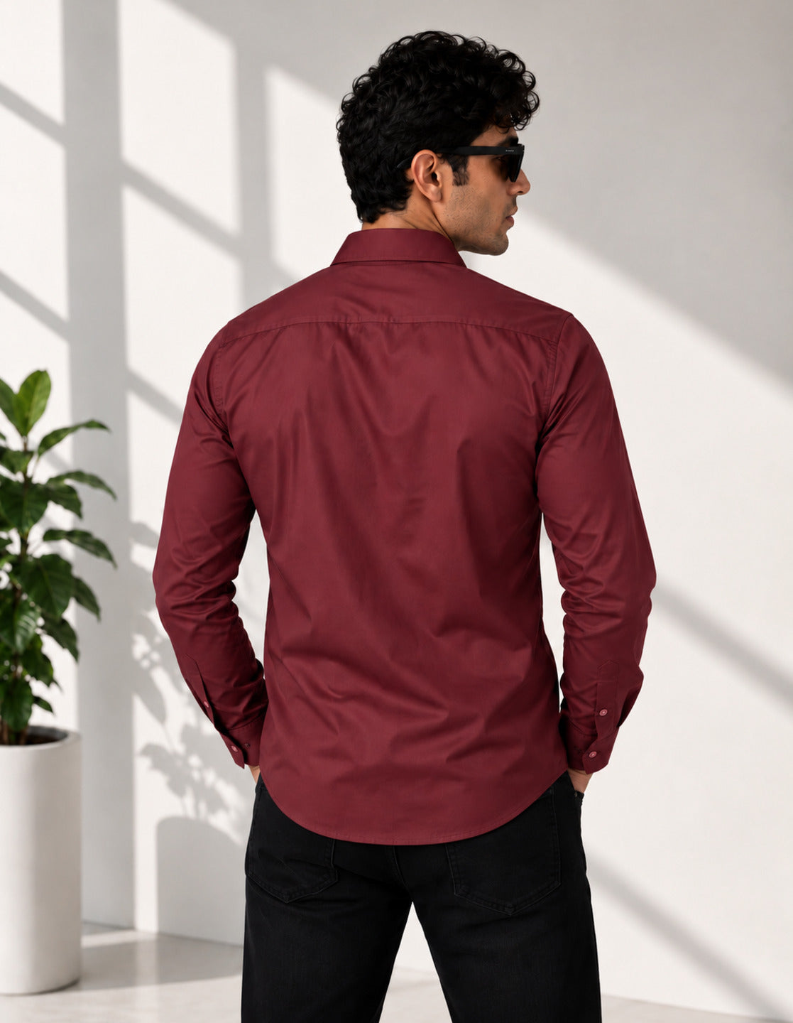 Maroon Signature Casual Shirt