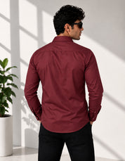 Maroon Signature Casual Shirt