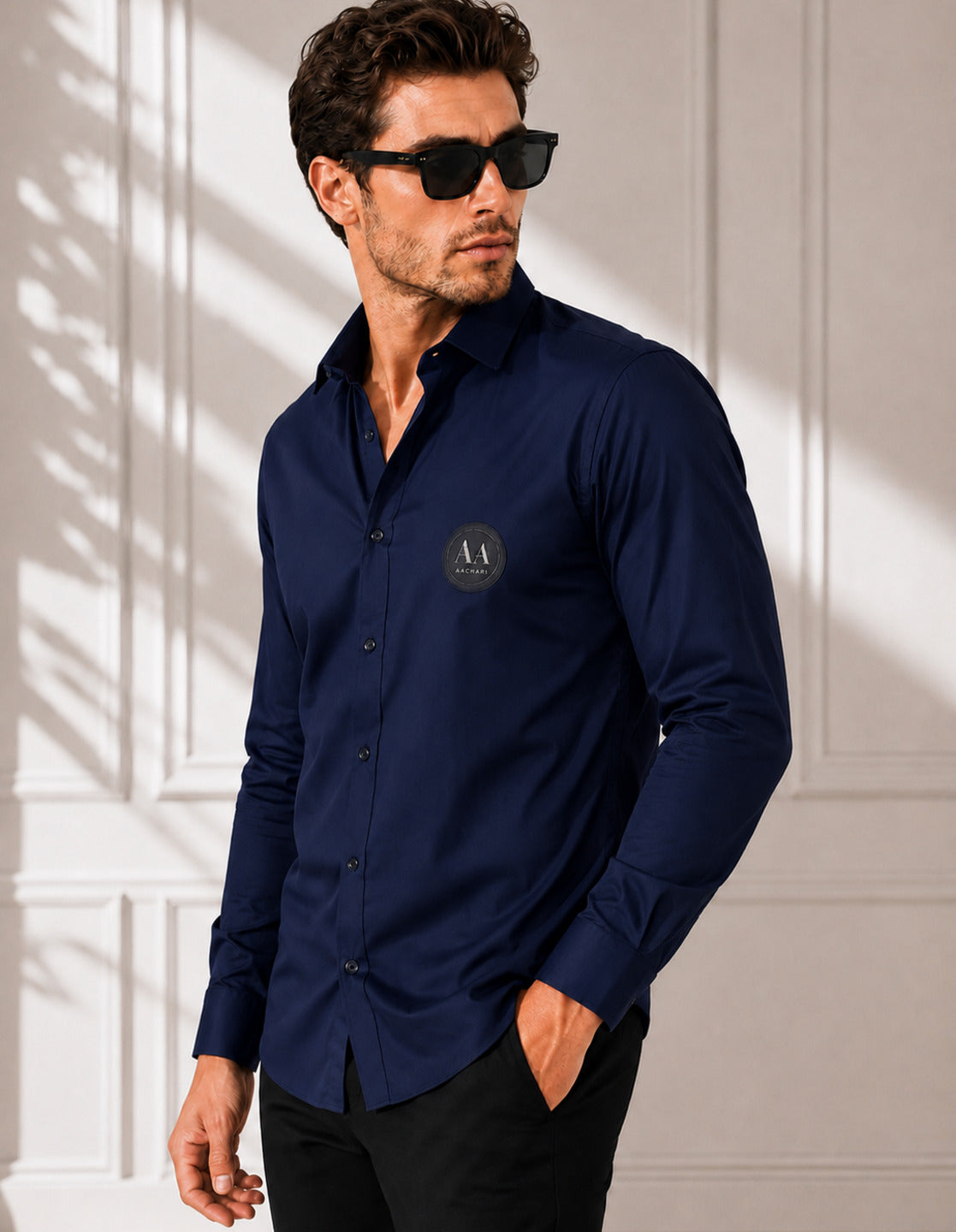 Classic Navy Blue Full Sleeves