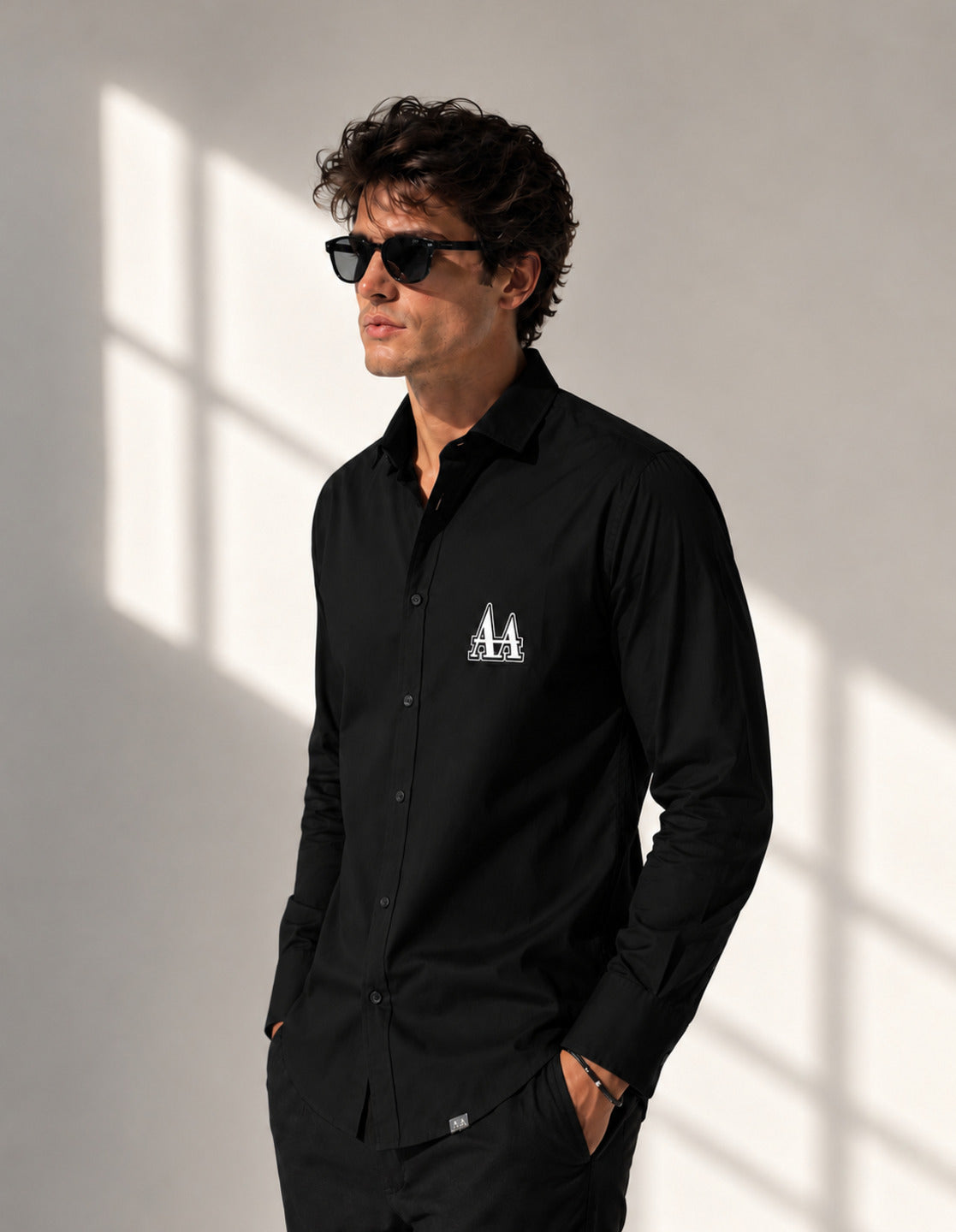 Classic Style Black Shirt