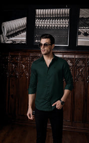 Green Full Sleeves Shirt