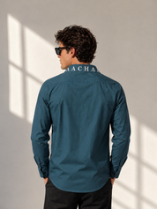 Teal Full Sleeves Shirt