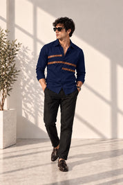 Leather Strap Shirt