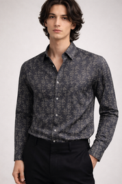 Subtle floral shirt