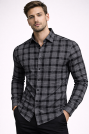 Black Checks Shirt