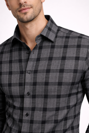 Black Checks Shirt