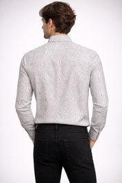 White Abstract Shirt
