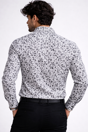 Aachari Classic White Floral Shirt