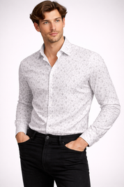 White paisley print Shirt