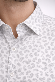 White paisley print Shirt