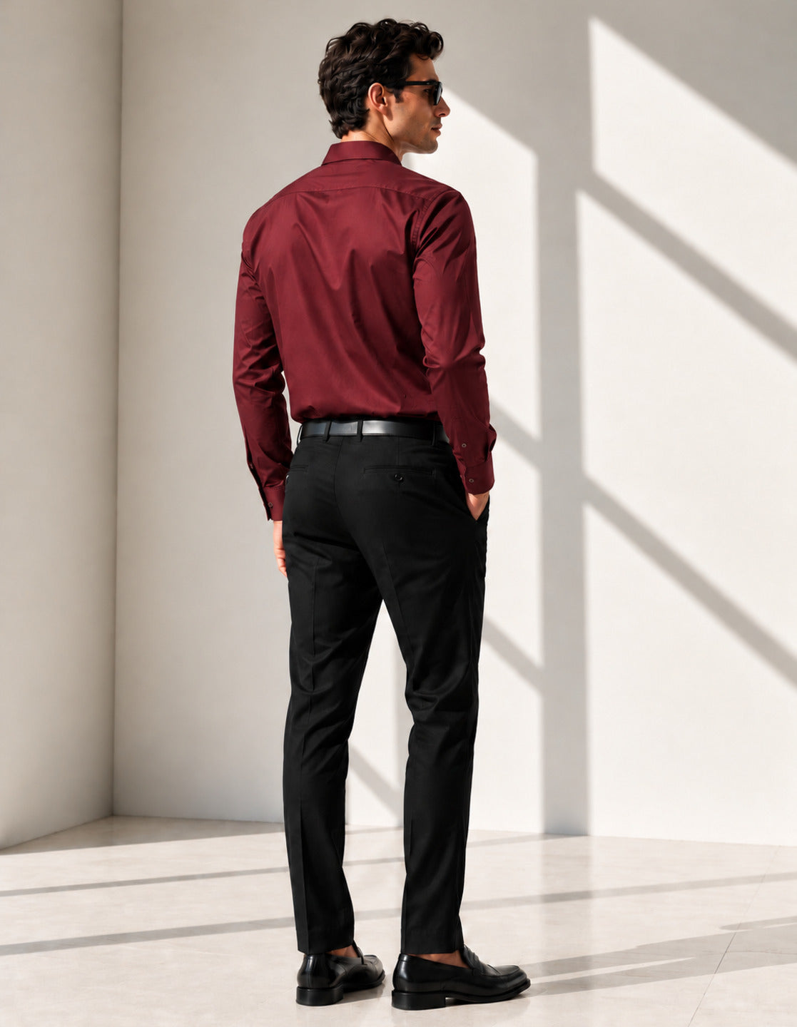 Timeless Elegant Maroon Shirt