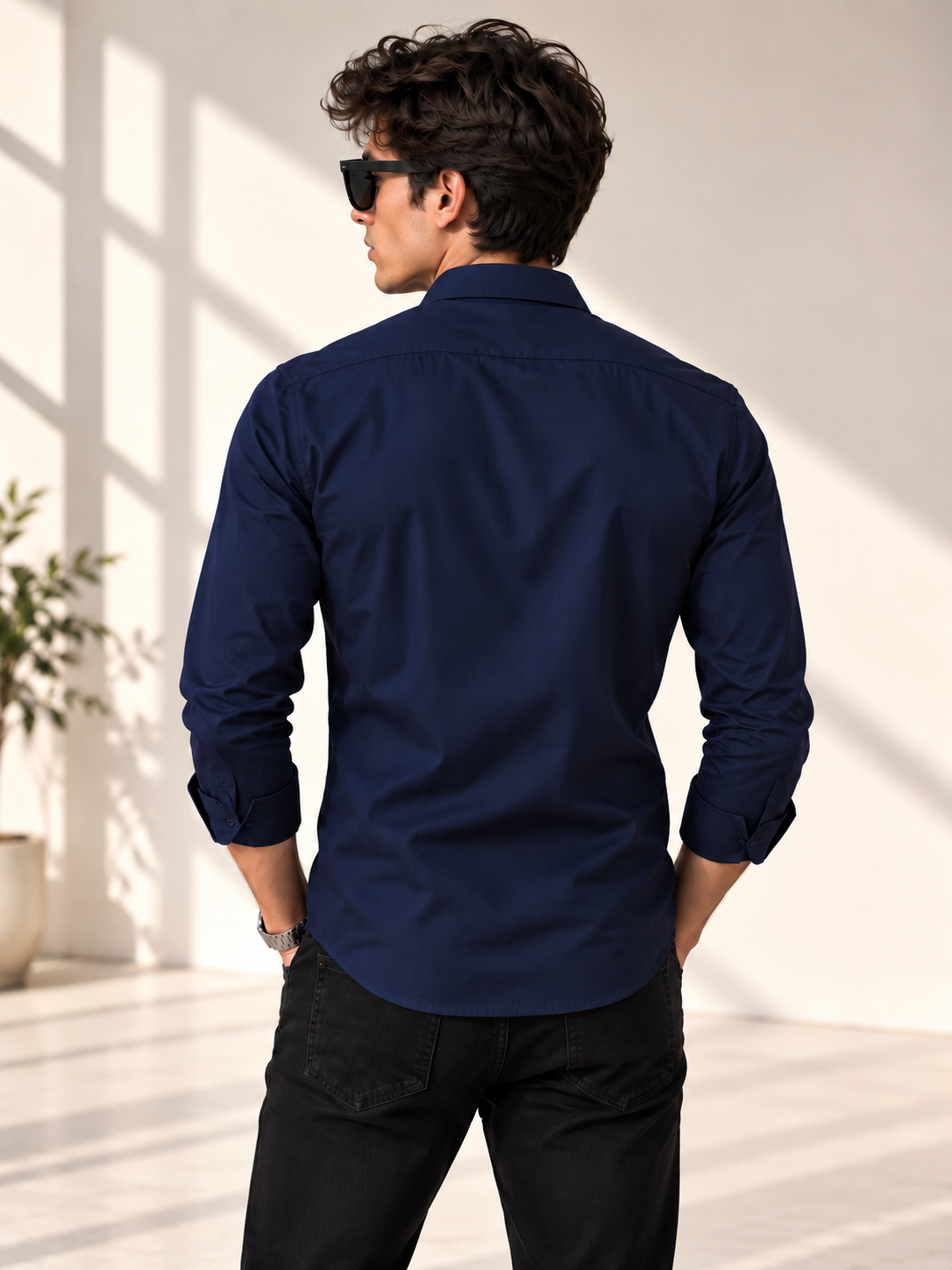 Signature classic Navy blue shirt