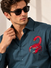 Scorpio Teal  Shirt