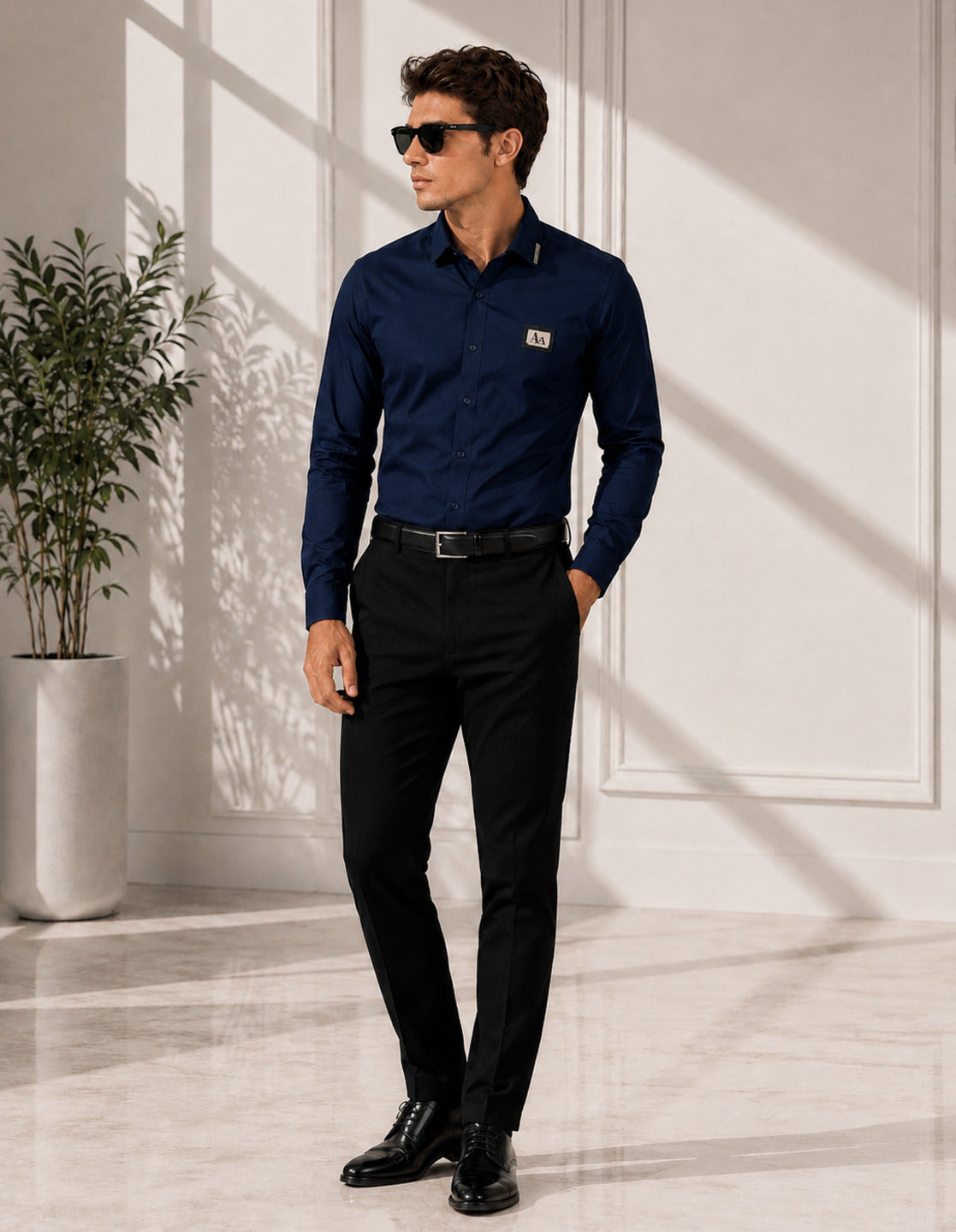Navy blue Full Sleeve shirt
