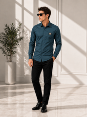 Signature Teal Luxury Shirt