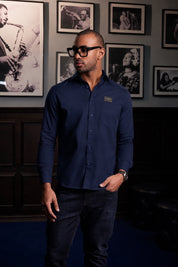 Full Sleeve Navy blue Shirt