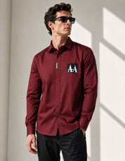 Timeless Elegant Maroon Shirt