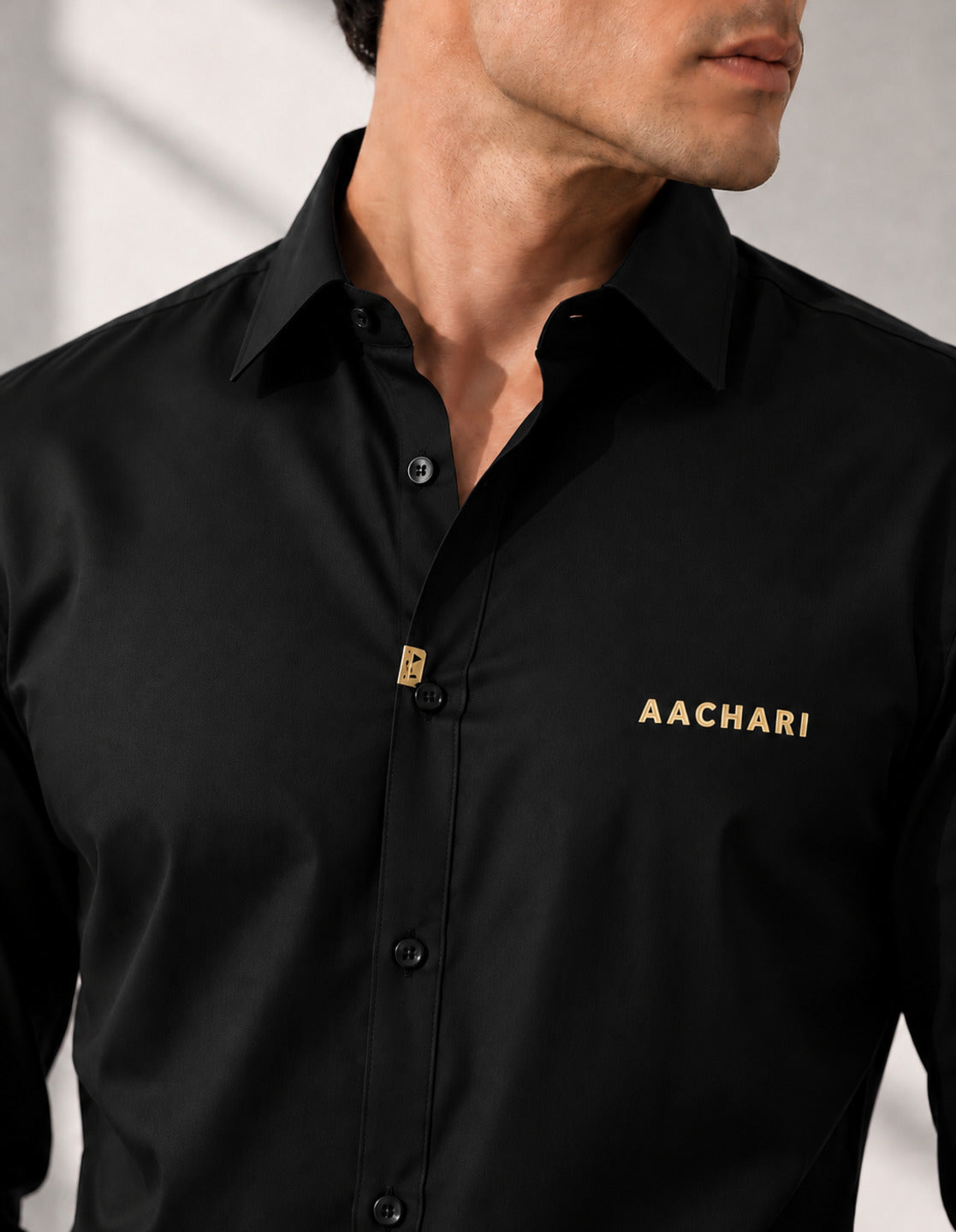 Aachari Signature Spark Black Shirt