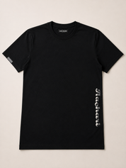 Black casual tee