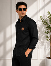 Classic Black Shirt Full Sleeve