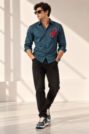 Scorpio Teal  Shirt