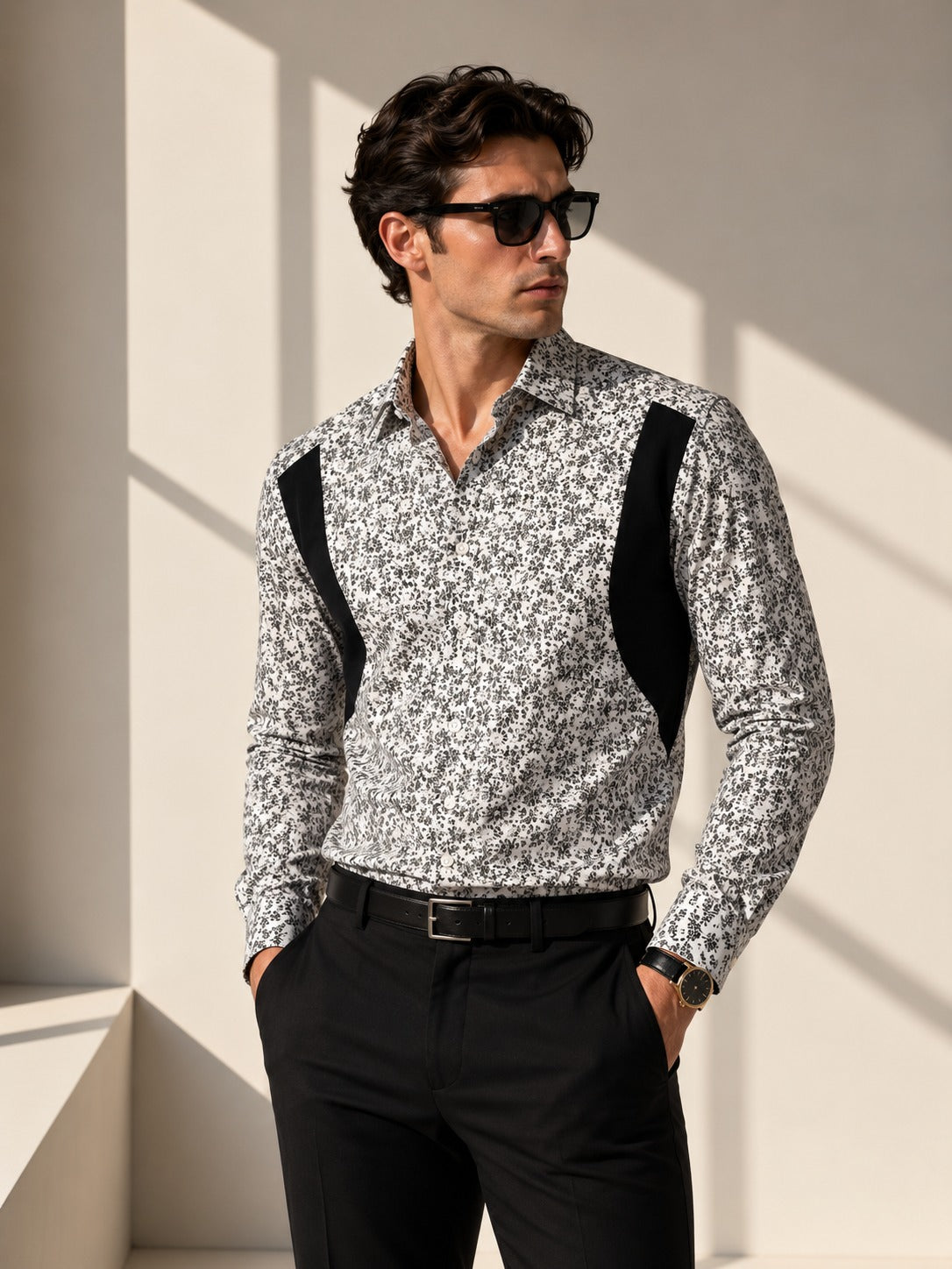 Over the shoulder Printed shirt