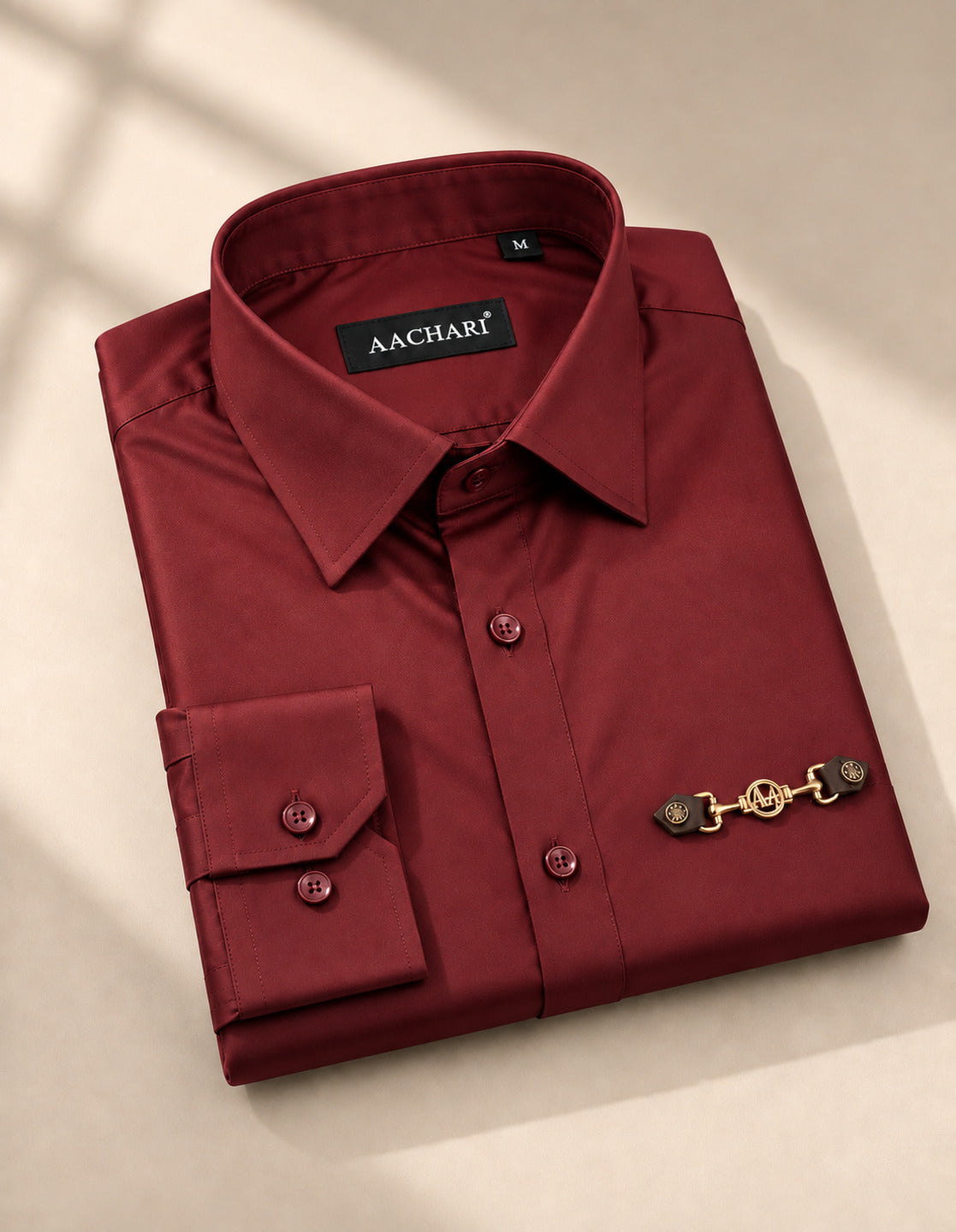 Redefined Men's Maroon Shirt