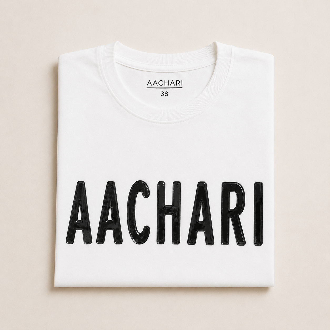 Exclusive Aachari Men's White T Shirt