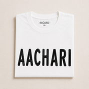 Exclusive Aachari Men's White T Shirt