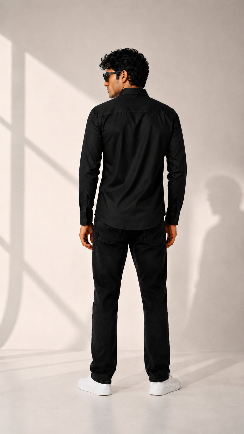 Leather Detail Signature Shirt