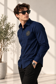 Signature Navy Blue Shirt
