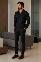 Classic black Fit shirt