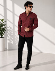 Maroon Signature Casual Shirt