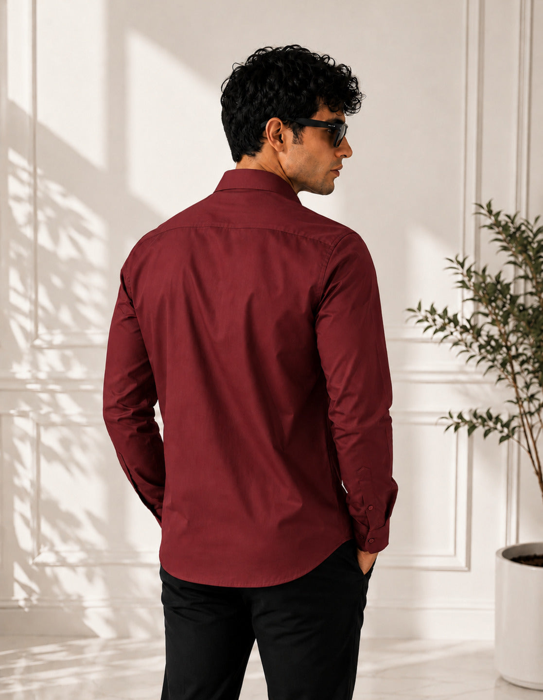 Classic Maroon Luxury Shirt