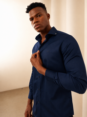 Slim Fit Navy blue Shirt