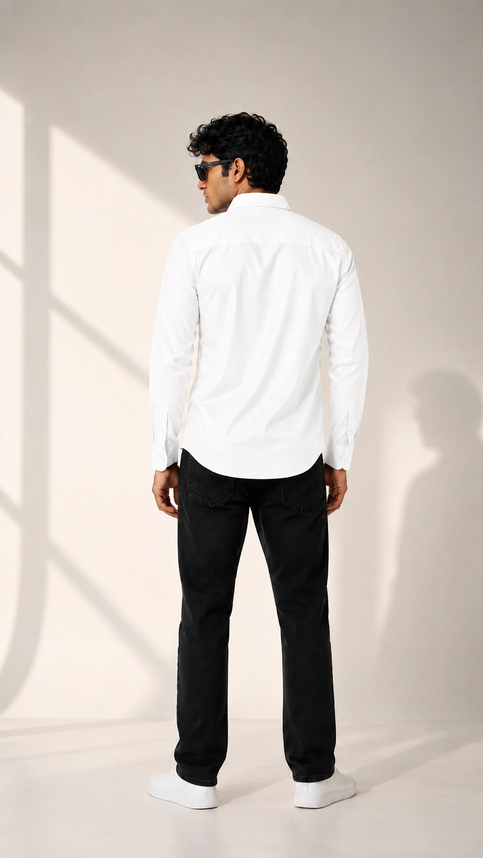Leather Detail Signature Shirt