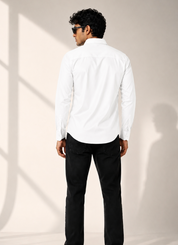 Leather Detail Signature Shirt