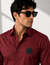 Maroon Signature Casual Shirt
